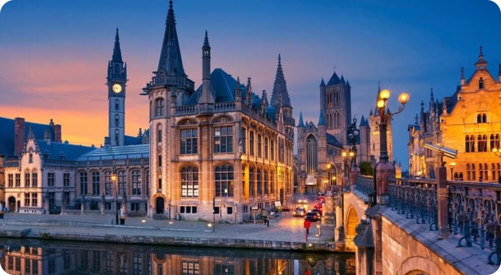 Courier service from India to belgium