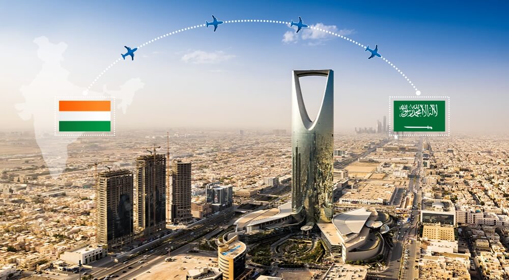 Courier service from India to Saudi Arabia