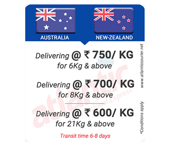 One of the best courier service to Australia & New Zealand