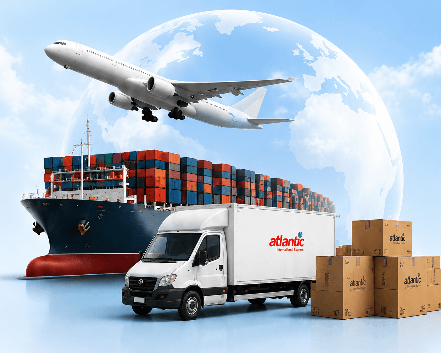 Atlantic International Express trusted global courier service with worldwide delivery