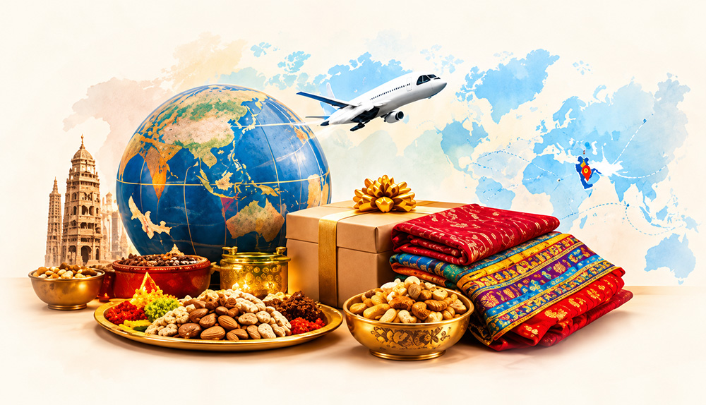 Send Navratri gifts abroad with Atlantic