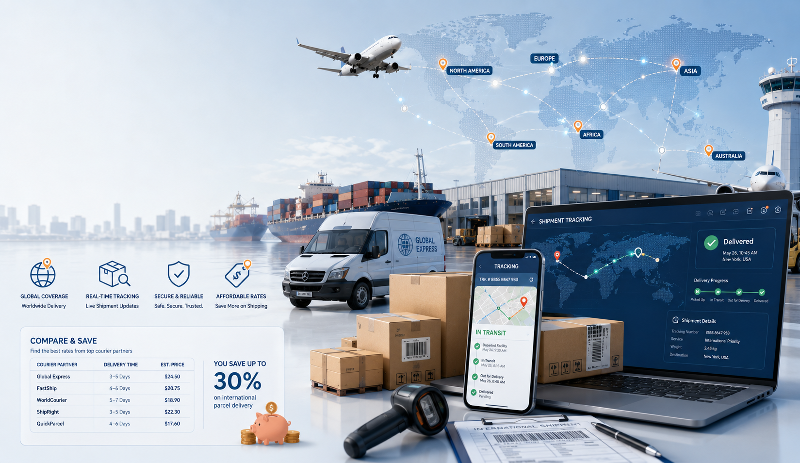 affordable international courier companies with tracking features