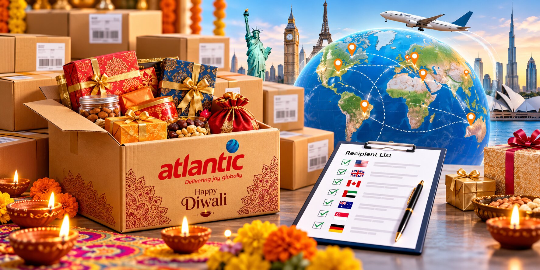 Bulk Diwali Shipping to Multiple Addresses from One Order