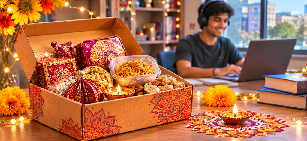 Send a Diwali Care Package to Students Abroad