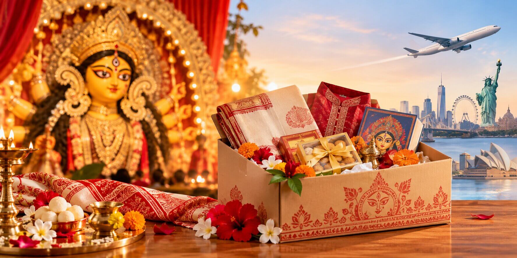 Durga Puja Gifts Abroad: Send a Little Piece of Home From India