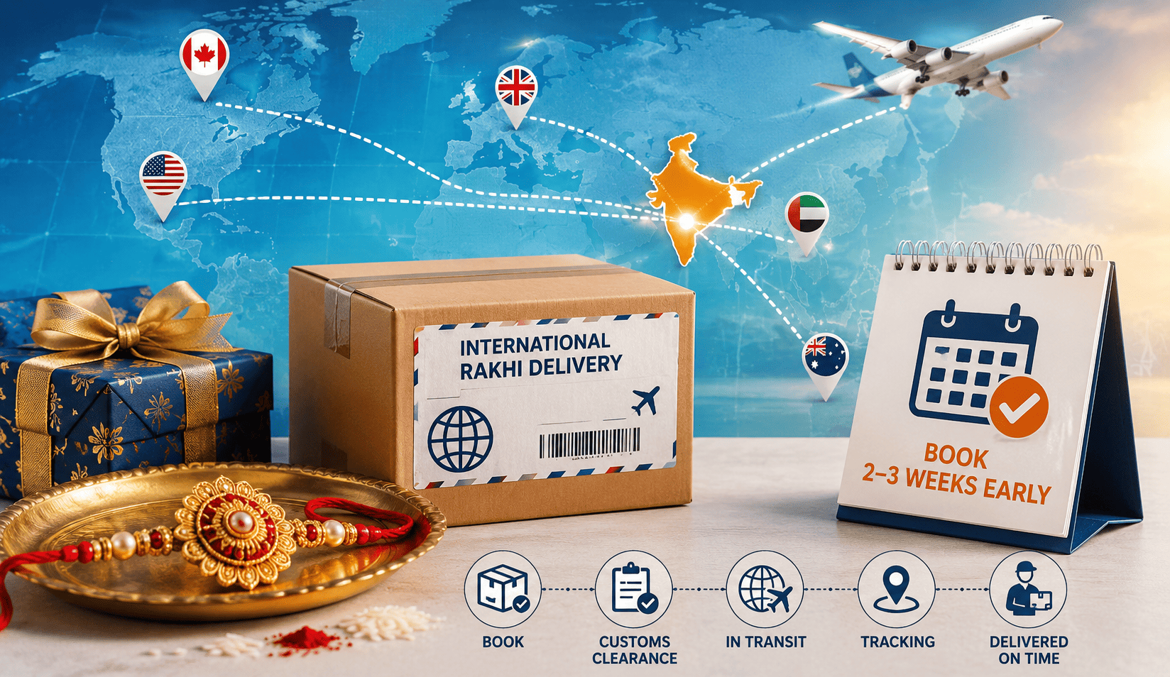 How Early Should You Book an International Rakhi Courier?