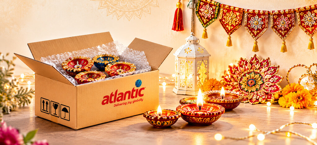 How to Courier Diwali Diyas and Decorations from India