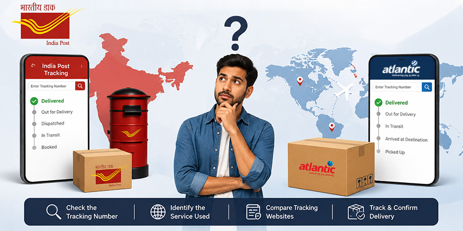 India Post tracking versus international courier tracking