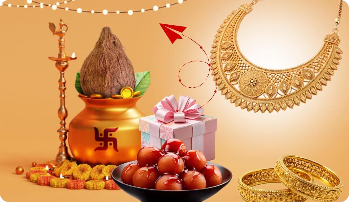 Sending a courier on Akshaya Tritiya