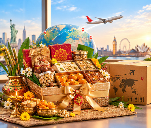 Packing a Pongal gift hamper for international shipping