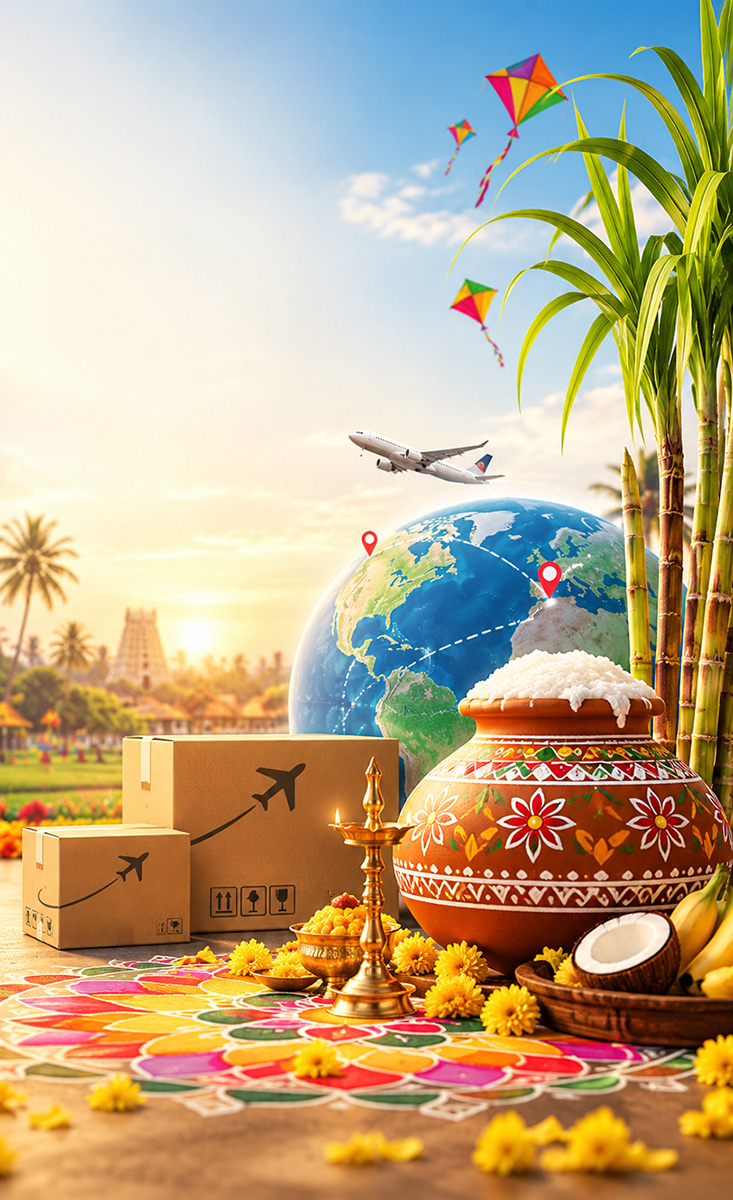 Atlantic delivering Pongal and Sankranti gifts