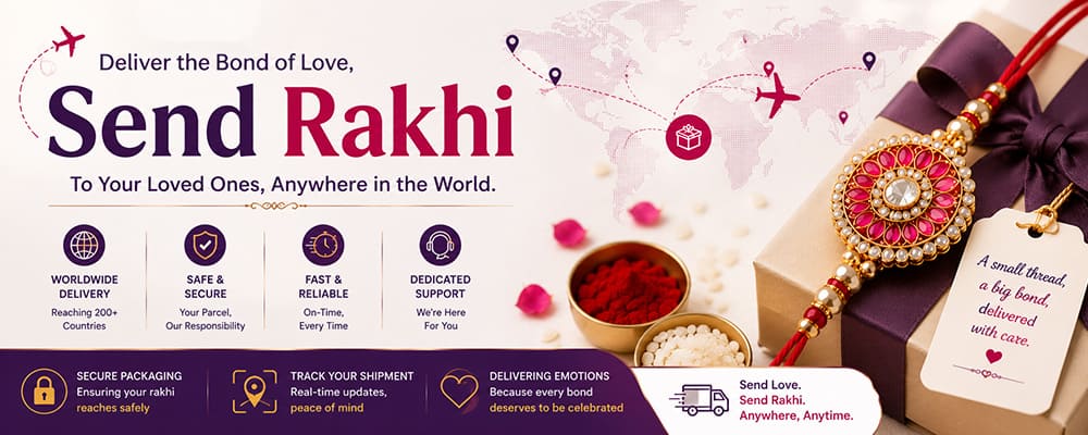 Send Rakhi to Italy from India