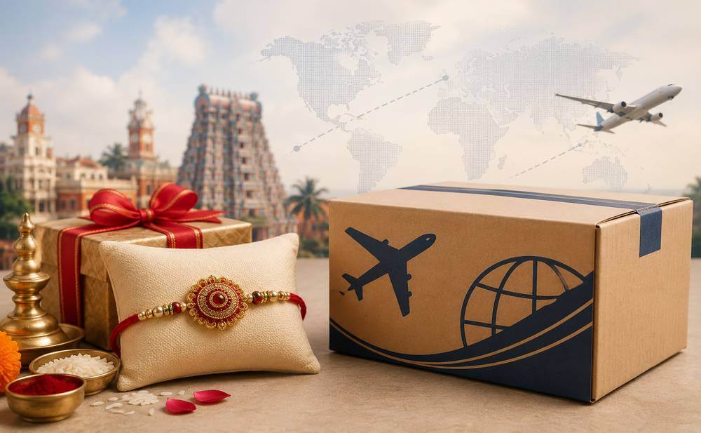 Rakhi courier from Chennai for international Rakhi delivery through Atlantic Courier