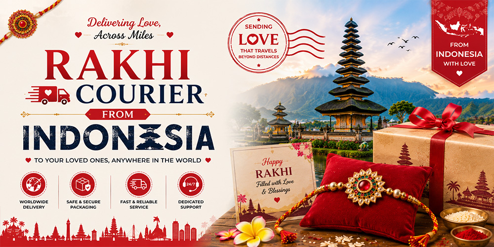 Send Rakhi to Indonesia from India through Atlantic International Express