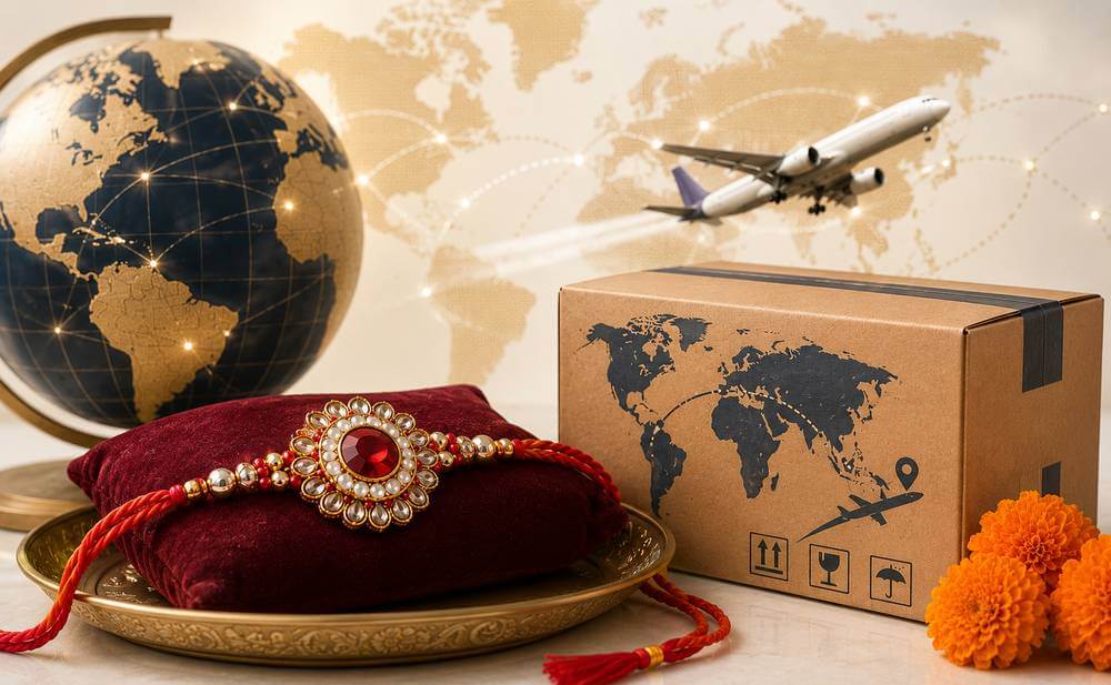 Rakhi courier from Kolkata for international Rakhi delivery through Atlantic Courier