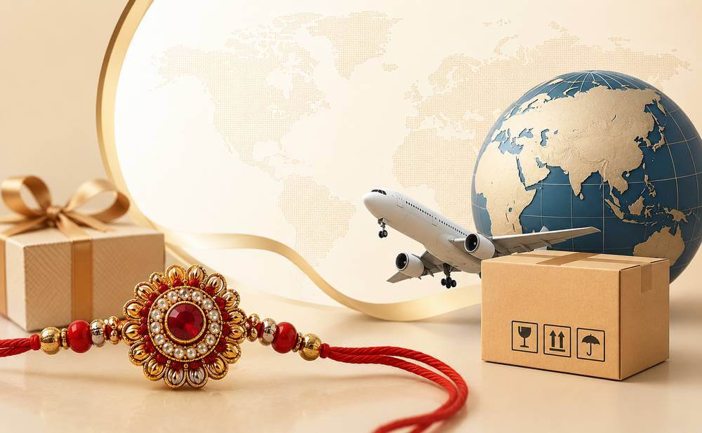Rakhi courier from Mumbai to abroad through Atlantic International Express