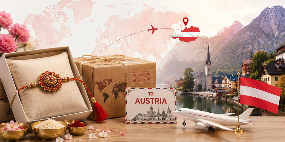 Send Rakhi to Austria from India through Atlantic International Express