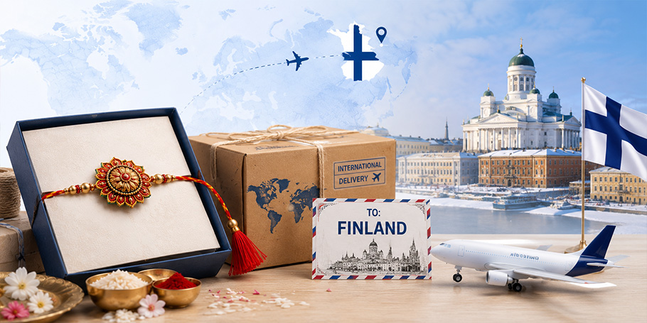 Send Rakhi to Finland from India through Atlantic International Express