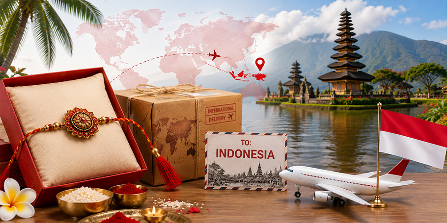 Send Rakhi to Indonesia from India through Atlantic International Express