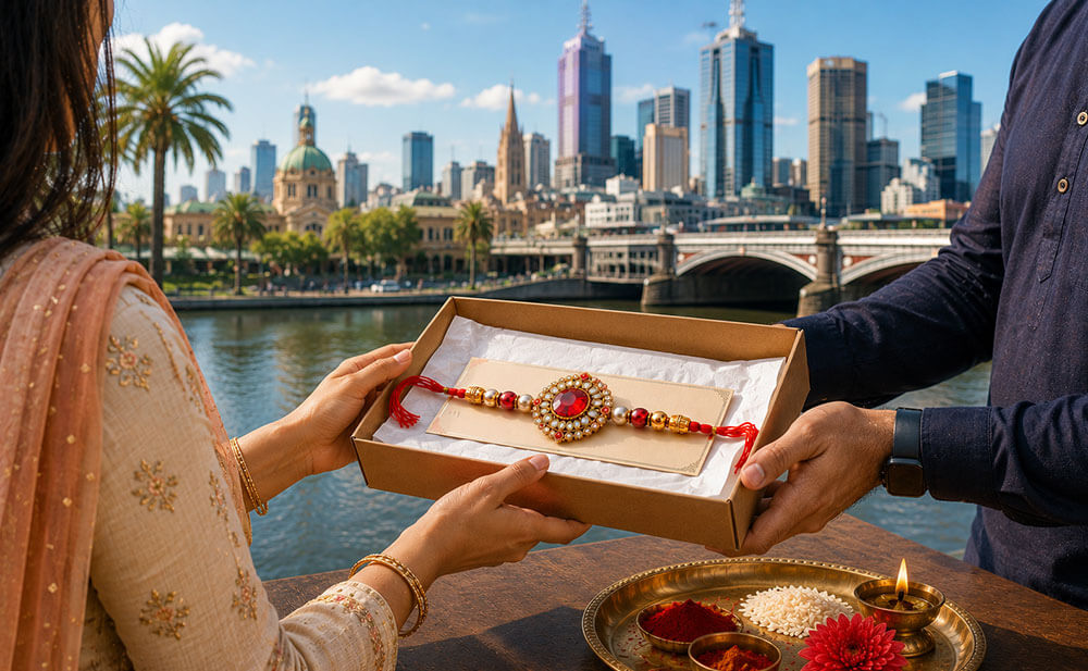 Send Rakhi to Melbourne from India through Atlantic International Express