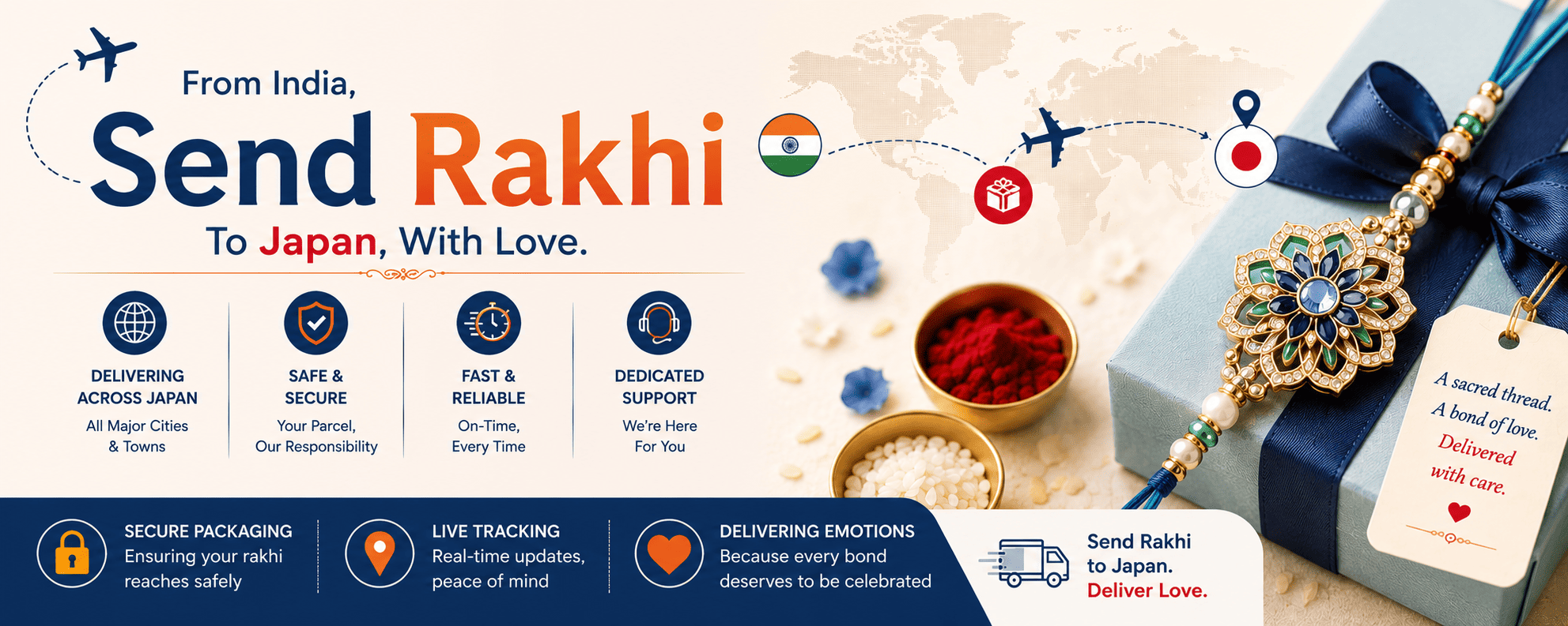 Send Rakhi to Japan from India
