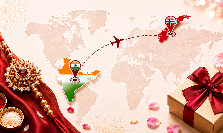 Send Rakhi to abroad through Atlantic Courier