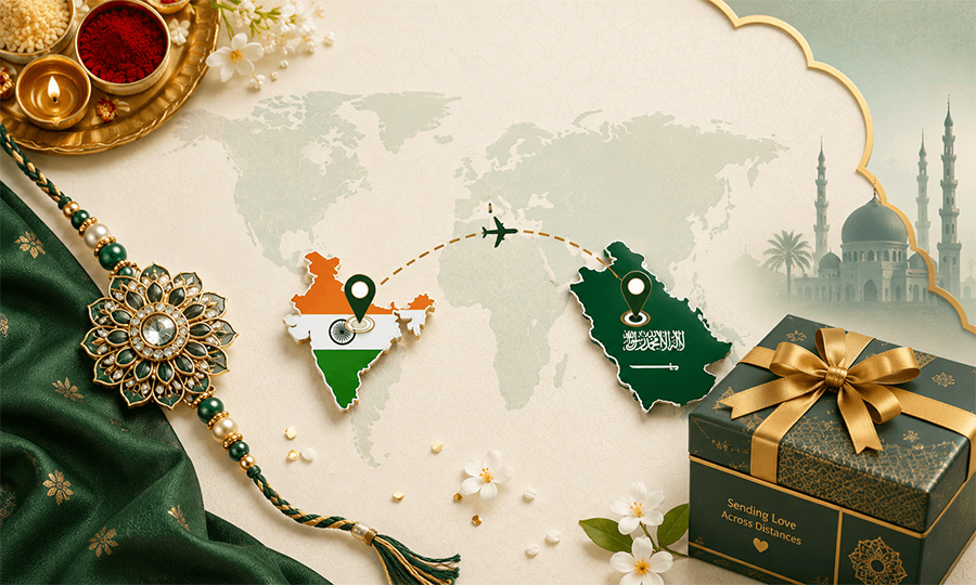 Send Rakhi to Saudi Arabia through Atlantic Courier