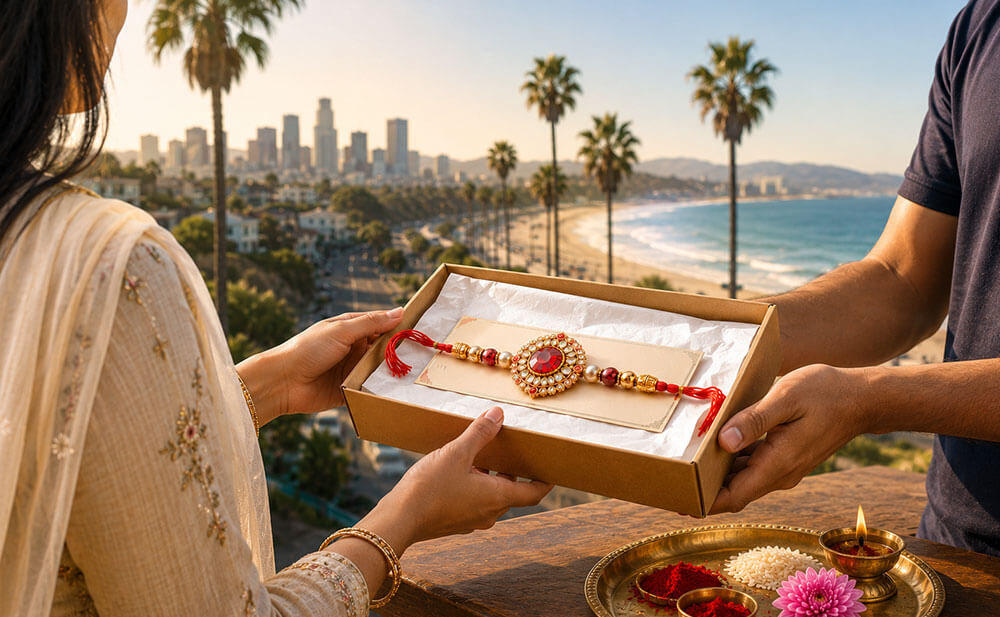 Send Rakhi to California from India through Atlantic International Express