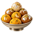 Makhan-mishri and panjiri sweets